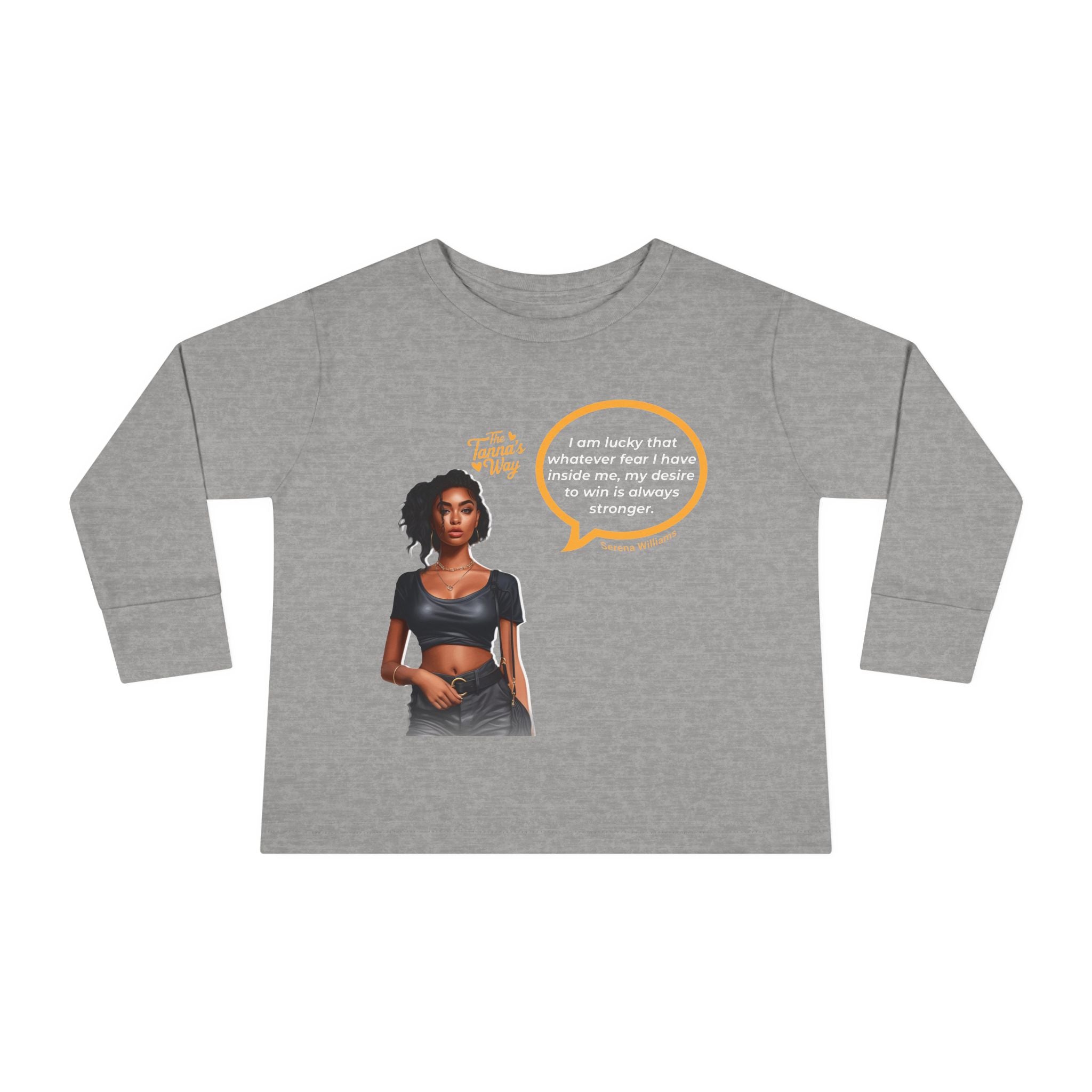 Serena Williams | Toddler Long Sleeve Tee
